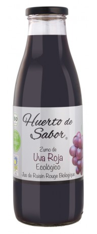 Zumo de Uva Roja Ecológico 750 ml