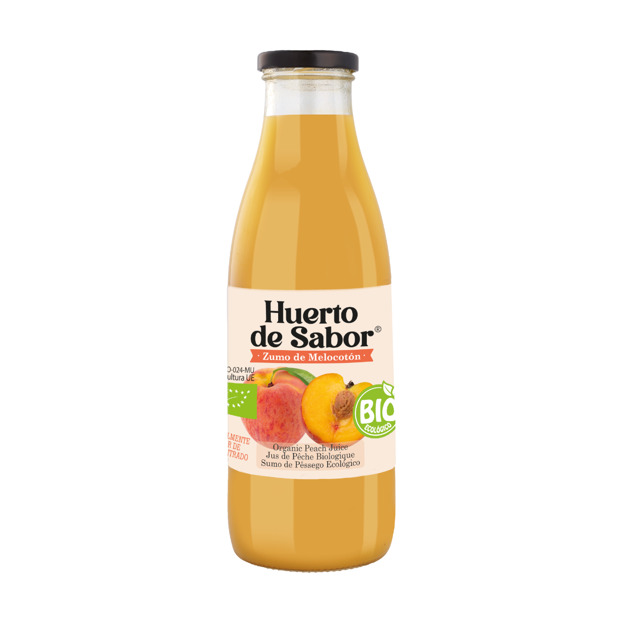 Imagen de Zumo de Melocotón BIO Botella 3/4 L