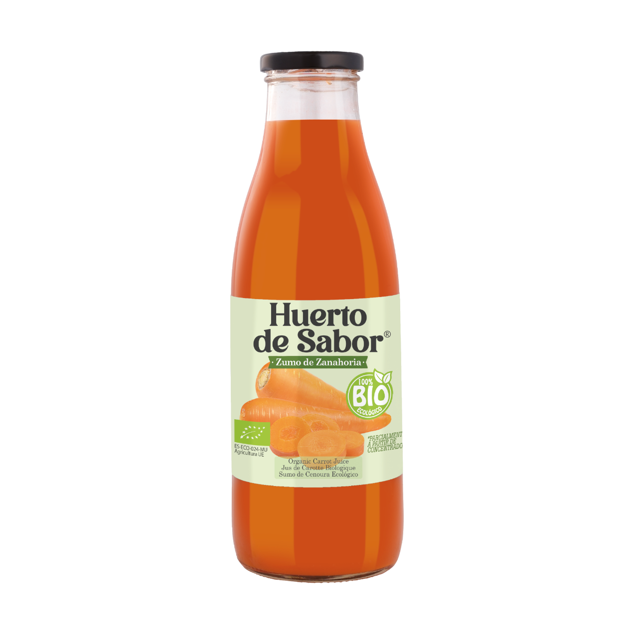 Imagen de Zumo de Zanahoria BIO Botella 3/4 L