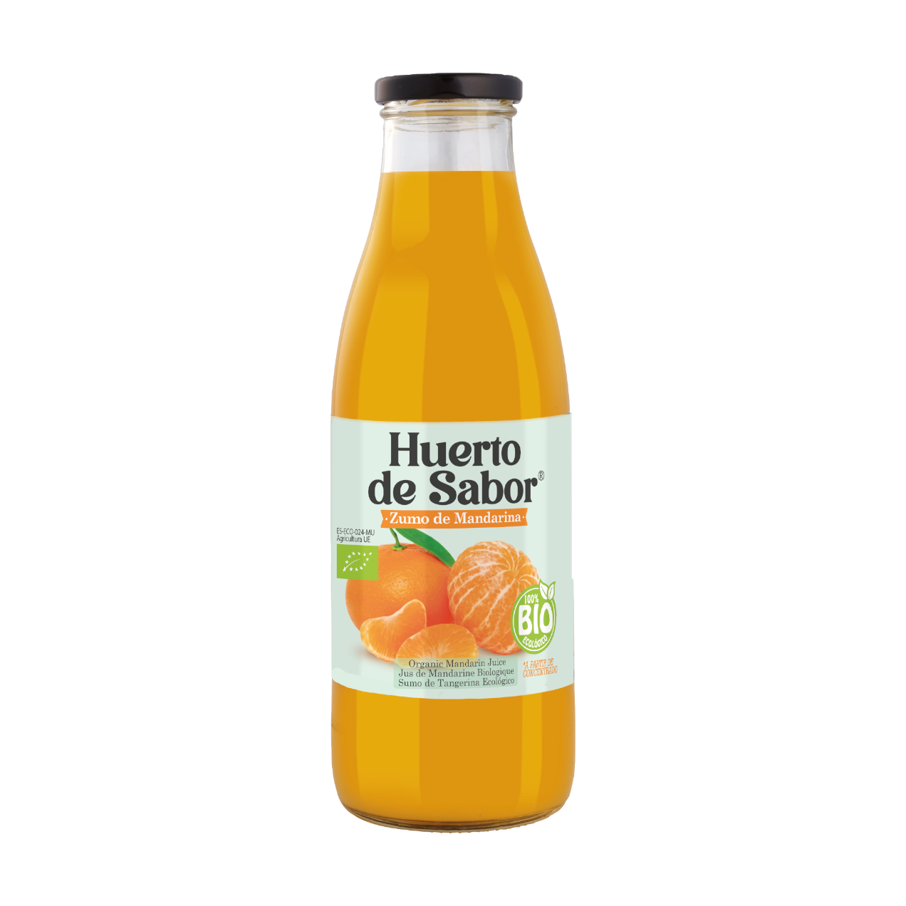 Imagen de Zumo de Mandarina BIO Botella 3/4 L